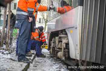 Tram ontspoord na aanrijding op Meiserplein