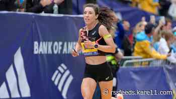 Elk River's Emma Bates repeats as top American woman at Boston Marathon