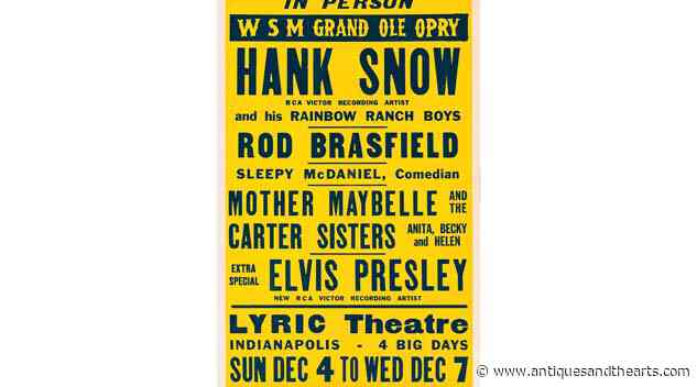 Presley’s First Concert Poster Headlines At Heritage