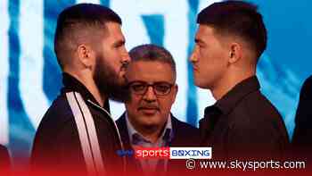 Beterbiev and Bivol face-off in ice cold stare down