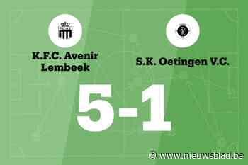 KFC Avenir Lembeek ijzersterk in thuiswedstrijden: overwinning tegen SK Oetingen VC B achtste na elkaar