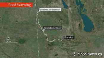 City of Brandon monitors Assiniboine water levels after flood warning issued