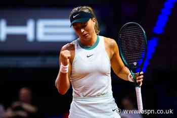 Sabalenka to face Badosa in Stuttgart opener