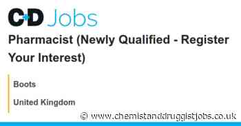 Boots:  Pharmacist (Newly Qualified - Register Your Interest)