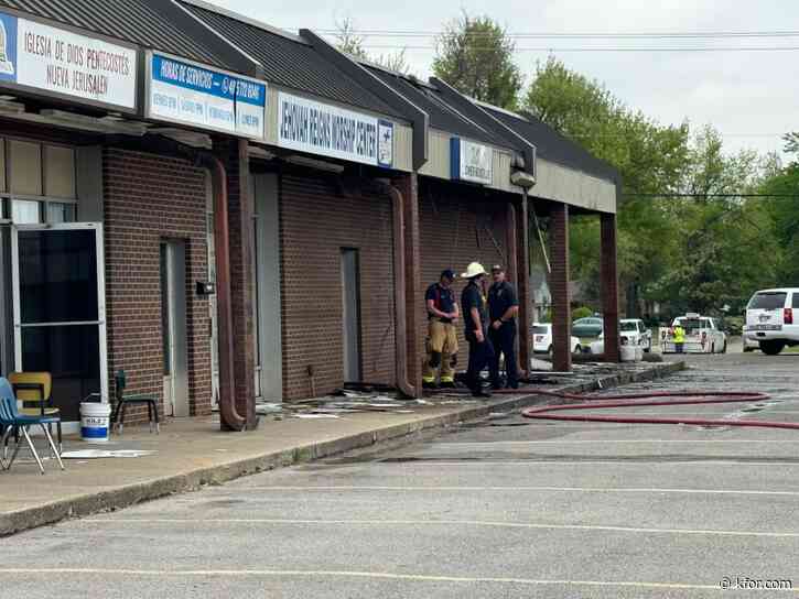 'The fire didn't pass through': Bethany church spared in strip mall fire