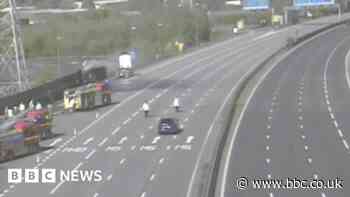 Motorway reopens after lorry fire caused delays