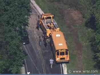 School bus overturns with 6 students on board in Harnett County; parent criticizes school system's response