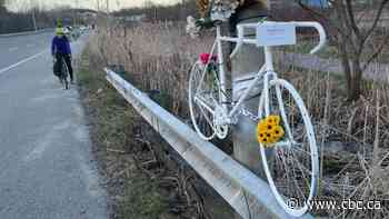 Hundreds of cyclists pay respects to man who died after being struck by driver