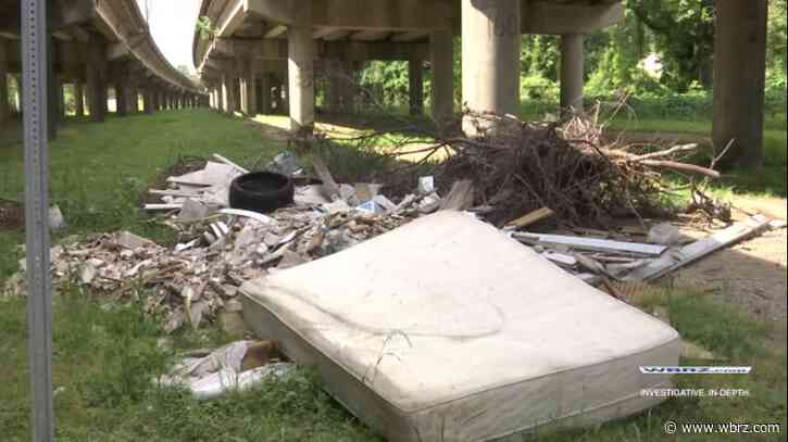 Dumping further troubles street already closed for repairs