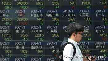 Asien Börsen: Börsen in Asien geben nach – Nikkei verliert über zwei Prozent