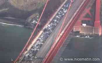 Le Golden Gate Bridge de San Francisco bloqué par des manifestants pro-palestiniens