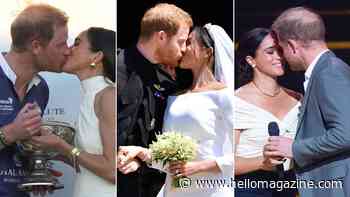 Prince Harry and Meghan Markle's best kisses in 7 sweet photos