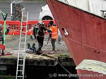 Colchester Hythe surveyed by divers to tackle flooding