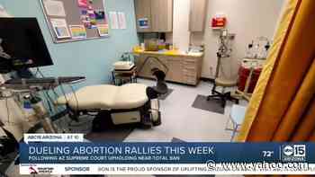 Dueling abortion rallies on Wednesday in the Valley