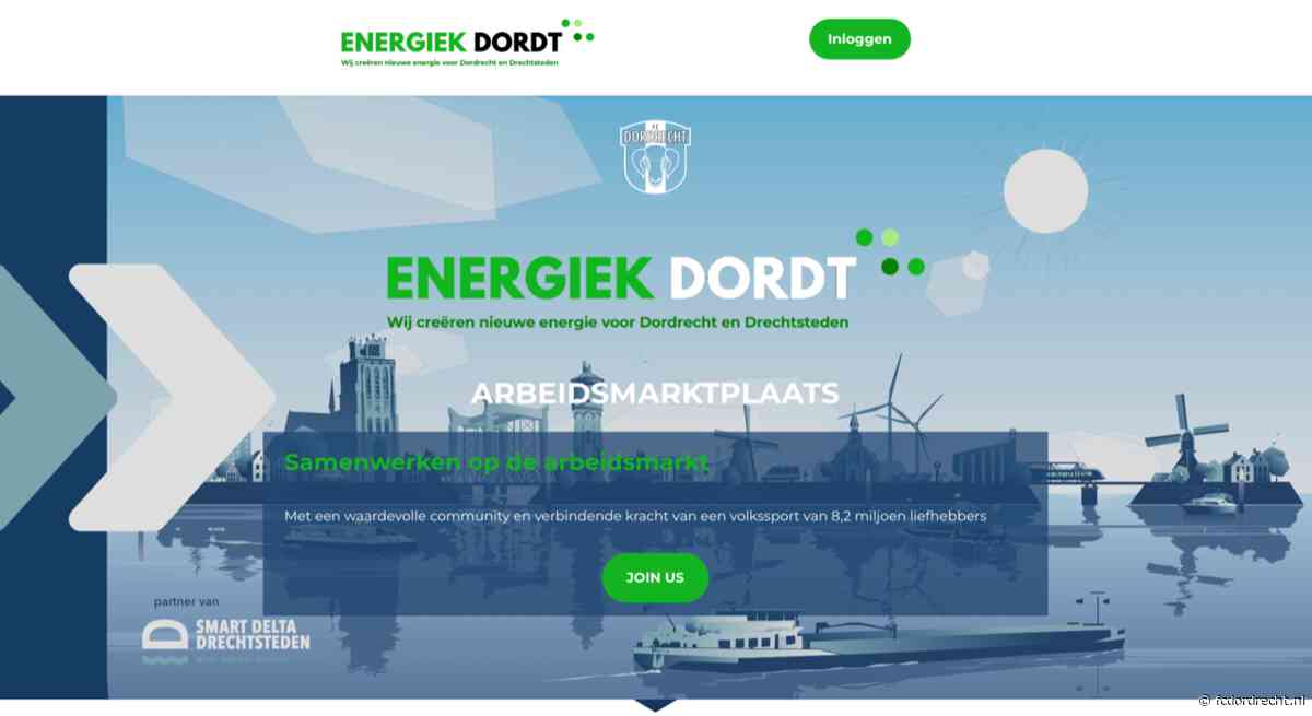 FC Dordrecht lanceert samen met partners De Energiek Dordt Arbeidsmarktplaats