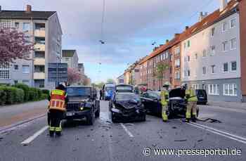 FW Bremerhaven: Verkehrsunfall auf der Georgstraße