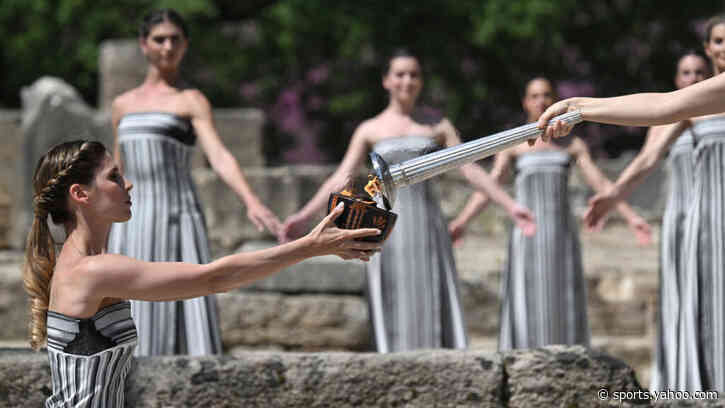 Olympic flame begins long journey from ancient Greece to Paris