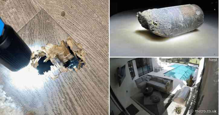 Nasa solves mystery of space debris that tore through man’s house