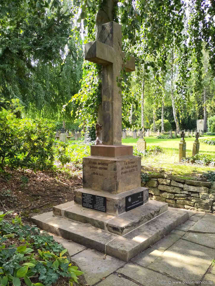 Renoviertes Denkmal auf dem Hauptfriedhof wird eingeweiht