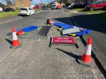 Worthing road closed after sinkhole appears on street