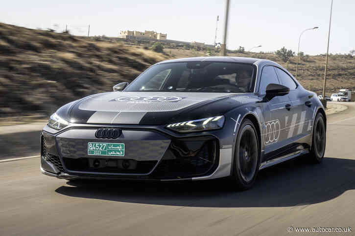Audi RS E-tron GT prototype drive