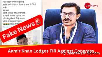 Aamir Khan Lodges FIR Against Congress Over Alleged Deepfake Political Ad