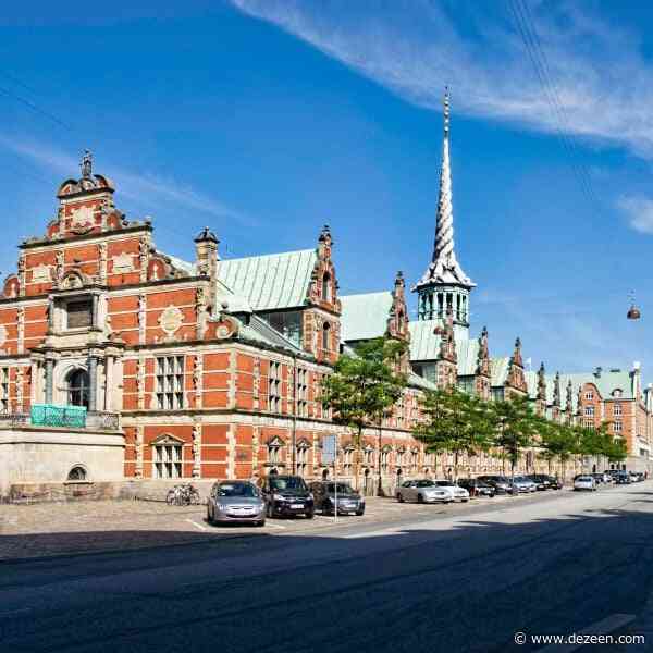 Fire engulfs Copenhagen's old stock exchange causing spire to collapse