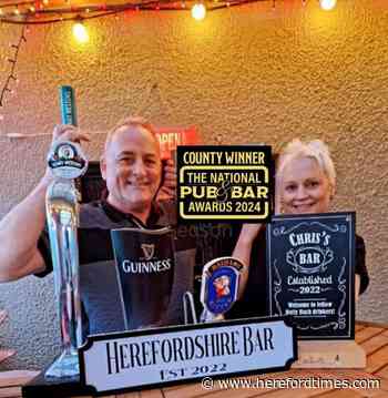 Oak Inn at Staplow is county winner in pub and bar awards