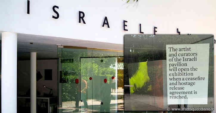 Biennale di Venezia, il padiglione di Israele chiuso “fino al cessate il fuoco e la liberazione degli ostaggi”