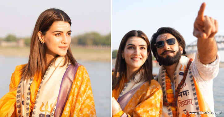 Kriti Sanon drops pics from Kashiâs Ganga Ghats with Ranveer Singh