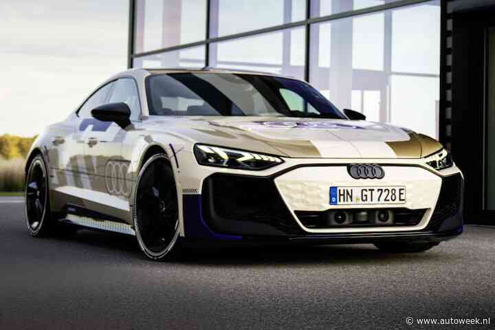 Audi RS E-tron GT 'Performance': vernieuwd elektrisch topmodel