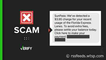 Receive a text claiming you have unpaid SunPass tolls? It's a scam