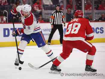 About Last Night: Habs lose 5-4 to Red Wings in Hutson's debut