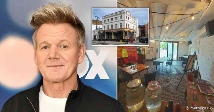 Gordon Ramsay ‘serves papers’ to squatters in £13,000,000 pub who ‘opened soup kitchen’