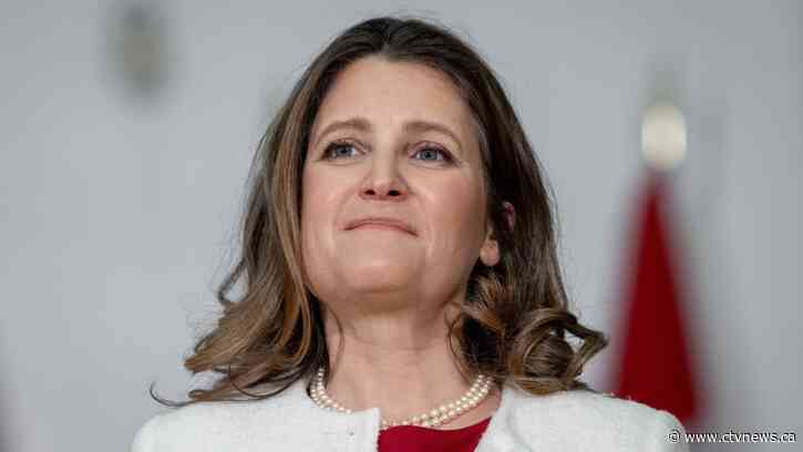 Freeland to present 2024 federal budget, promising billions in new spending