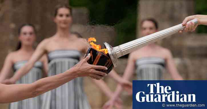 ‘A message of peace’: Olympic flame begins its journey to Paris