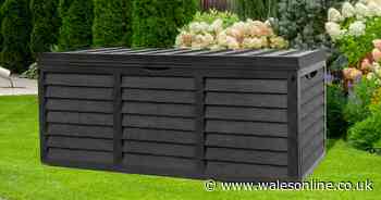Shoppers snap up £40 outdoor garden storage box that's cheaper than Amazon, B&Q and The Range offerings