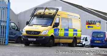 Police remain at industrial site as part of probe into chop shop