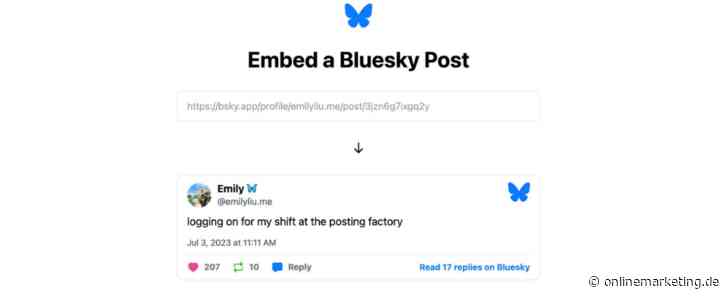 Schon über 5 Millionen User: Bluesky erlaubt jetzt Einbettungen auf Websites