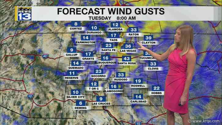 Lighter winds and warming temperatures