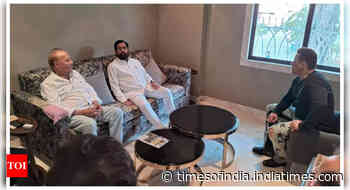 CM Eknath Shinde visits Salman Khan at Galaxy