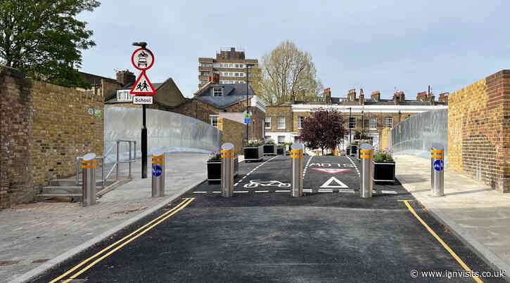 Dalston’s Kingsbury Road pedestrian and cyclist bridge has reopened