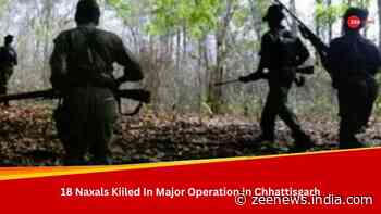 18 Naxalites, Including Top Commander, Killed In Major Anti-Naxal Operation In Chhattisgarh`s Kanker