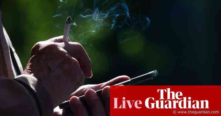Tory rightwingers criticise gradual smoking ban as Streeting backs plans as ‘a Labour bill’ – UK politics live