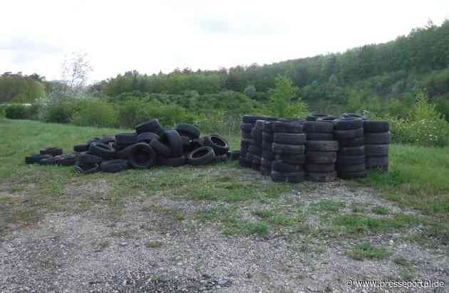 POL-LB: BAB 81/Ehningen: Mehr als 100 Reifen illegal entsorgt - Zeugen gesucht
