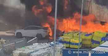 Evri Bristol fire: Huge blaze at Avonmouth parcel depot as smoke seen for miles