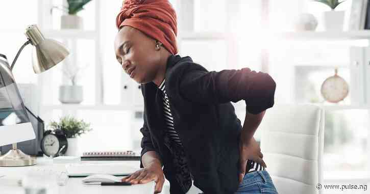 Sitting all day at work? easy exercises to relieve back and waist pain