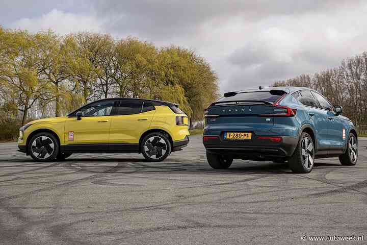 Downsizewissel in de duurtestgarage: Volvo C40 eruit, Volvo EX30 erin