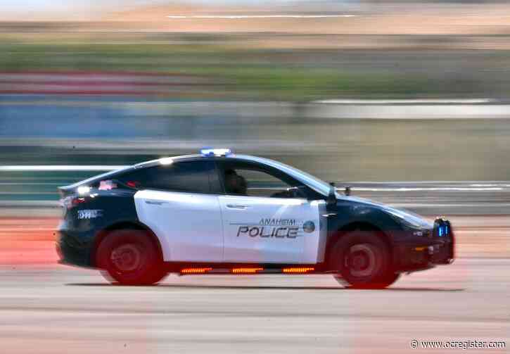 Anaheim police unveil new Tesla patrol cars