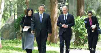 Olaf Scholz in China: Weltpolitik, Wirtschaft und ein Apfelabkommen